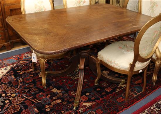 A Regency mahogany tilt top breakfast table W.133cm